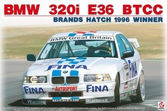 Platz/BEEMAX 1/24 BMW 320i E36 1996 BTCC Browns Hatch Winner Plastic Model BX240
