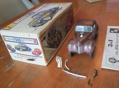 AMT 1940 Ford Deluxe Coupe Orig Issue Kit Drag Gasser Built in Box Hot Rod 60’s