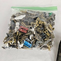 Graveyard Lot of Plastic Model Tanks & Figures – Over 1 Pound