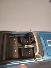 MPC PRO-BUILT 1968 DODGE CORONET R/T CONVERTIBLE MOPAR MODEL KIT 1:25 B-5 BLUE