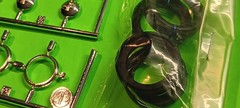 1947 Chevy Moebius Galaxie 1/25 Rims Wheels Tires Chrome Dog Dish Hub Cap 46 48
