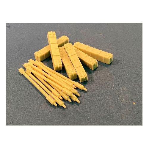Resicast 1/35 Land Mattress Rocket Launcher Rockets & Boxes
