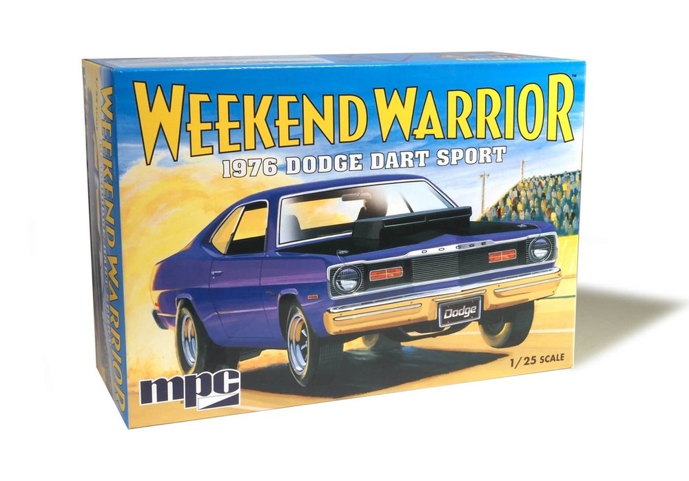 MPC 1/25 1976 Dodge Dart Weekend Warrior Model Kit Big Block Drag MPC1019