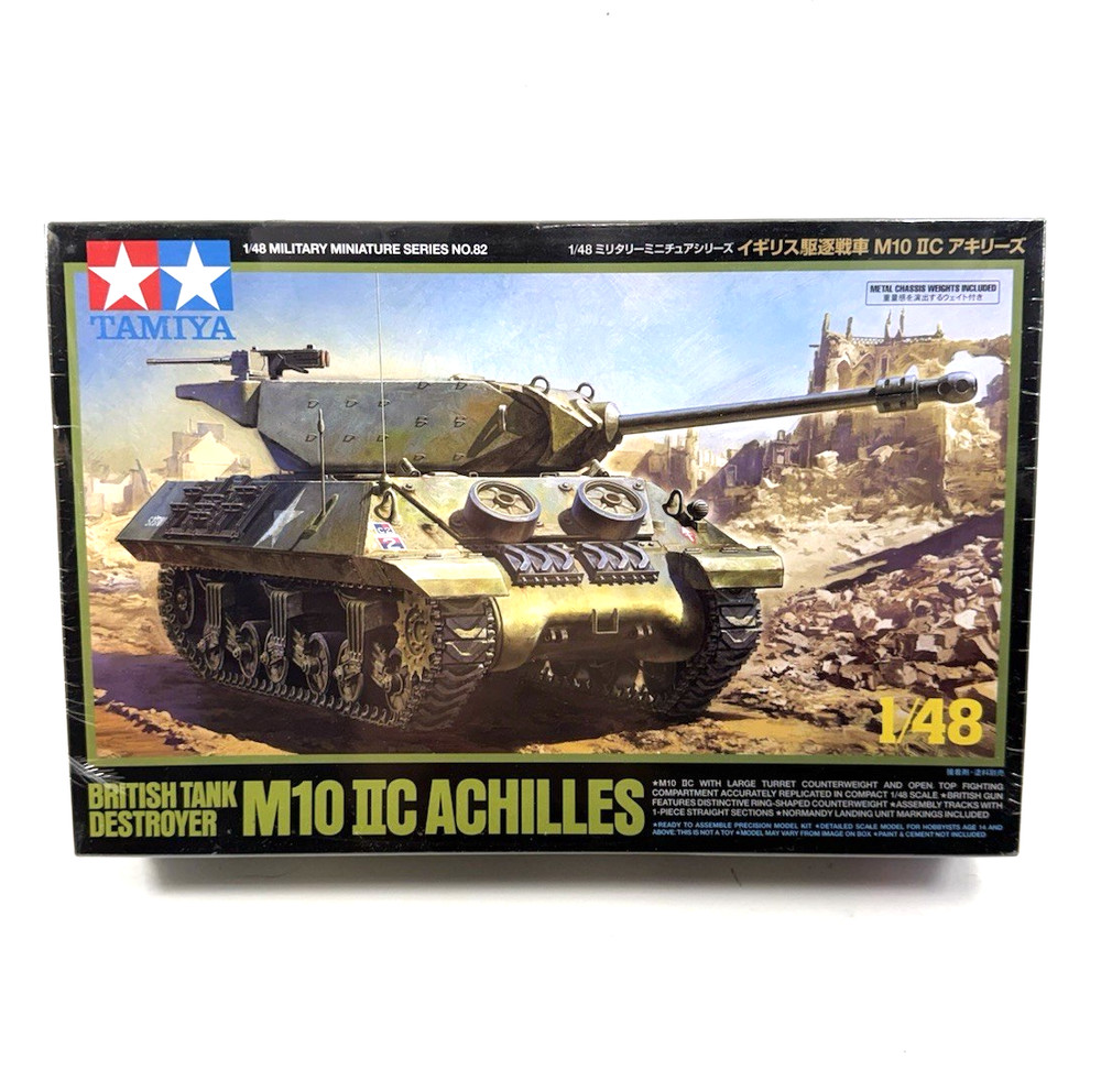 1/48 Tamiya Tank M10 IIC Achilles WWII British Tank Destroyer New Sealed