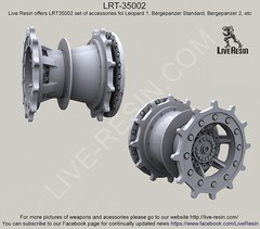 Live Resin 1/35 LRT-35002 Drive Wheels for Diehl 139E2 Workable Track