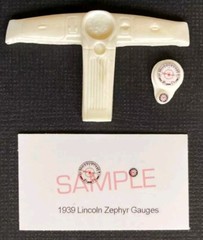 1/24 scale 1939 Lincoln Zephyr Custom dashboard Lindberg Monogram Revell 1/25