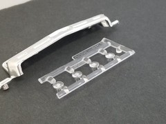 1966 Malibu FRONT BUMPER GRILL HEADLIGHTS from Revell Monogram 1:24 Model Kit 66