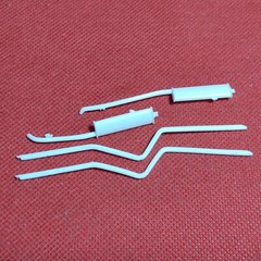 Exhaust 1953 Ford Crestline 1:25 scale model car part AMT