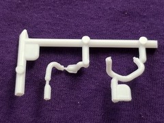 1991 Chevy S-10 Lowrider RADIATOR HOSES from Revell 1:25 Model Kit 91 Chevrolet