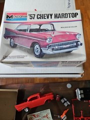Vtg General Lee Dodge Charger & 57 Chevy Hardtop 1/25 Parts Or Repair SEE