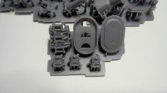 1/25 3D Resin Dodge Mopar 440 6 Pack Engine W/ Transmission Scale Model Kit Part