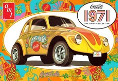 AMT VOLKSWAGEN SUPERBUG 1971 UNITY GRAPHICS (COKE) 1:25 SCALE MODEL KIT