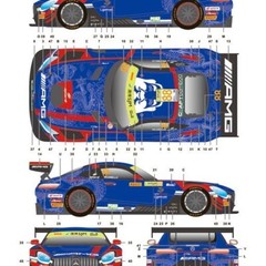 S.K. Decals SK24133 Mercedes AMG GT3 FIA GT World Cup Macau 2019 #88 Decal Sheet
