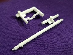 1964 Dodge 330 DRIVESHAFT & LOOP for Lindberg AMT 1:25 Model Kit 64
