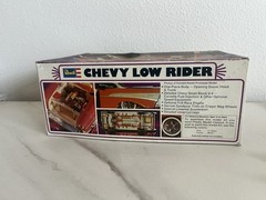 Revell Chevy Low Rider 1:25 Scale Model Kit Partially Built With Some Parts Box