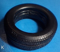 K MICHELIN TRX TIRES – NARROW MODERN FOREIGN RADIALS – MODEL CAR KIT PARTS LOT