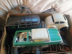 Vintage Model Car Parts Lot AMT Revell VW Bus Projects Repair 1/24