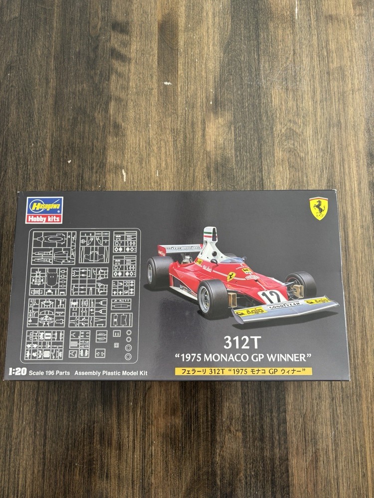 Hasegawa 1/20 Ferrari 312T 1975 Monaco Gp Winner #FG-2