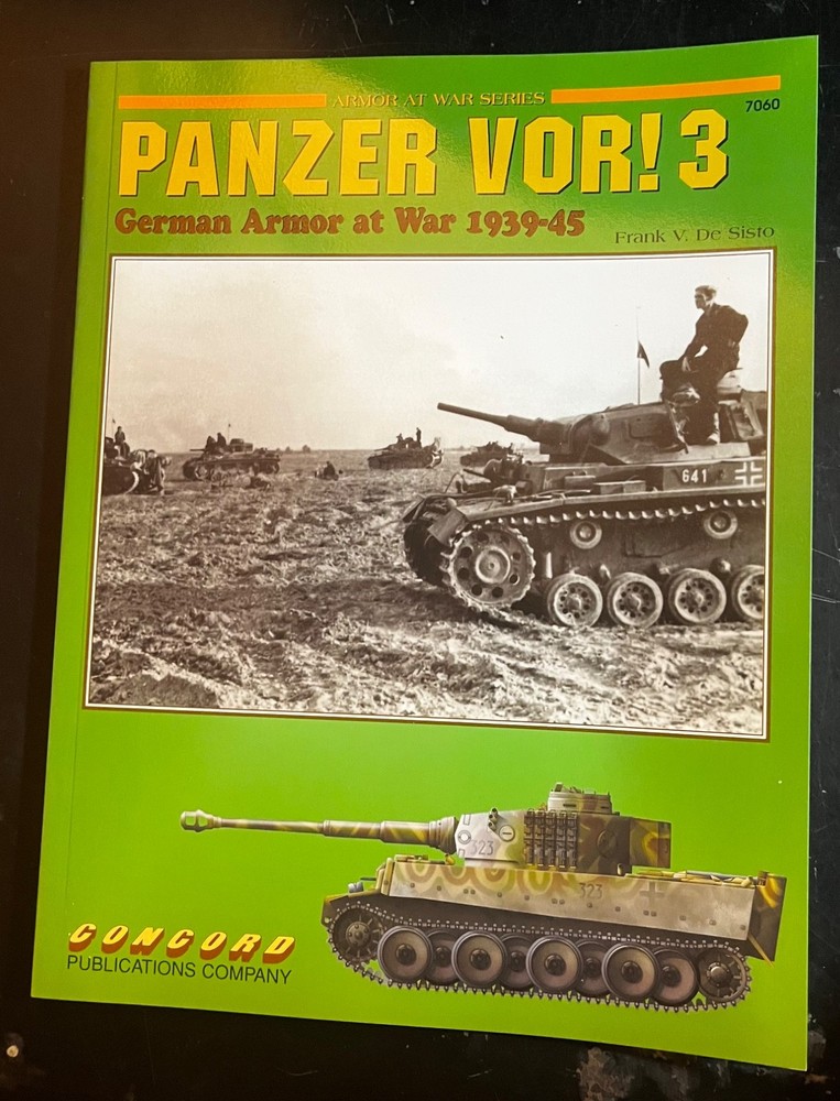 PANZER VOR 1935-45 #3 GERMAN ARMOR OF WAR 1939-1945 Concord Pictorial 7060