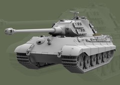 U-STAR NO-008 1/48 German King Tiger Turret w/Full Interior