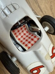 VTG 1959 Strombecker Mercedes Benz Electric Powered Racing Cars 1/24 w/ box ++