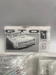 AMT 1960’s Muscle Car Model Kits 68 Roadrunner 66 Ford Fairlane GT 64 GTO NO BOX