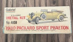Gabriel Hubley 1930 Packard Sport Phaeton 1975 Issue Kit # 4859 Factory Sealed
