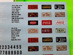 Peterbilt 352 Pacemaker Cabover 1/25 waterslide decal sheet Coca-Cola Coke COE