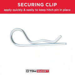 Standard 5/8 In. Dia Steel Bent Hitch Pin with Clip – Fits 2 In. X 2 In. Hitch R