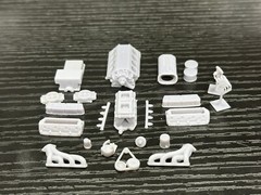 1/25 Ford Windsor Tunnel Ram Engine 12k 3D Printed