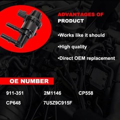 HY-SPEED Evaporative Emissions Vapor Canister Purge Valve 911-351 Compatible wit