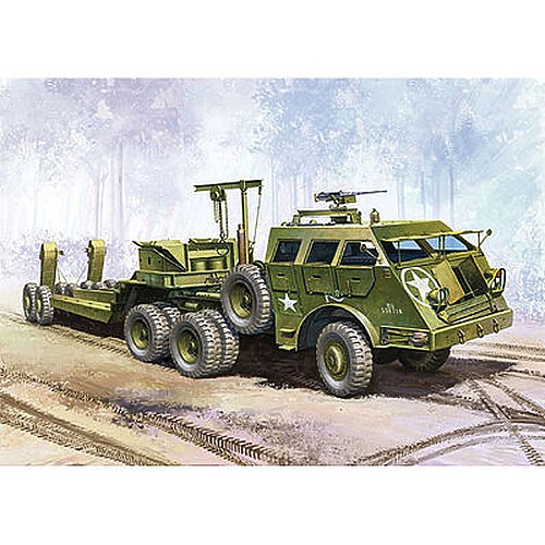 Academy US Tank Transporter Dragon Wagon – Plastic Model Military Vehicle Kit