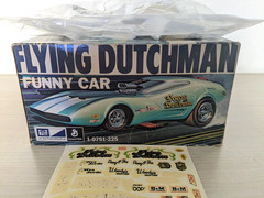 ULTRA RARE *SEALED-BAGS ORIGINAL VINTAGE MPC FLYING DUTCHMAN FUNNY CAR KIT *LNIB