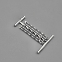 AMT 1/25 Mach Won 1970 Mustang Funny Car Parts Kitbash Chrome Radius Rods Front