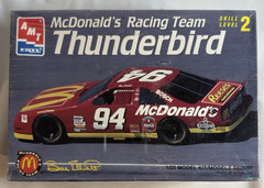 Sealed 1996 AMT ERTL Bill ELLIOTT McDONALD’S FORD T-BIRD Auto Model Car Kit 1/25