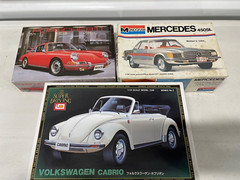 IMAI Volkswagen Beetle Cabrio, Monogram Mercedes Benz 2102, LS Porsche 911 Lot 3