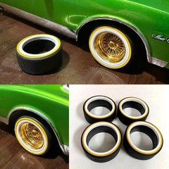 1:10 Vogue Rubber Tires For Jevrie 13″ wheel opening size. Wheel Not Included.
