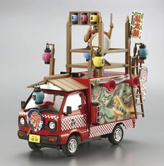 Aoshima 1/24 kit Mobile Sales Series Festival Yagura with Figure from JP 8063