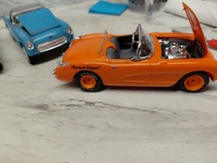 Model Junkyard/parts Plastic ,Nice Custom Car Lot Of 7 Chevy Corvette Cars