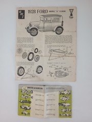 Vintage Assortment of Model Junkyard Parts & Vintage Directions