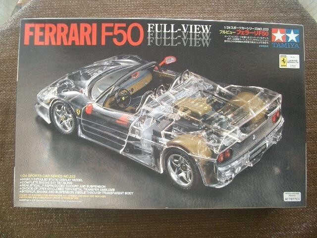 Tamiya Ferrari F50 Full View sports car series No.223 1/24 model kit From Japan