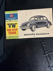 Original 1/24 PYRO Volkswagen Sedan Unbuilt Parts kit