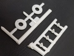 Diamond REO Truck 2 BACKING PLATES 2 AIR & 2 BRAKE CHAMBERS for 1:25 AMT Model