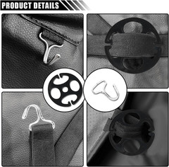 Emergency Car Seat Cover Replacement Kit – 24PCS Metal & Plastic Hooks
