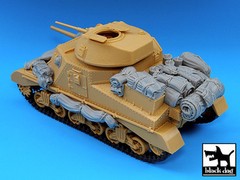 Black Dog 1/35 M3 Grant Tank Sandbag Armor and Accessories Set (Academy) T35025