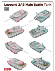 RYEFIELD RM5065+2035 Leopard 2A6 Main Battle Tank and matchedMetal etching parts