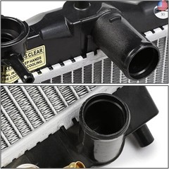 DNA Motoring OEM-RA-1570 OE Style Full Aluminum Core Direct Fit Radiator