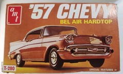 AMT ’57 Chevy Bel Air Hardtop Model Car Kit 1:25 ~ NEW