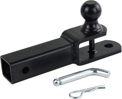 3 in 1 ATV/UTV Towing Hitch Receiver 64208 Ball Mount Adapter with 1 7/8 Inch Ba