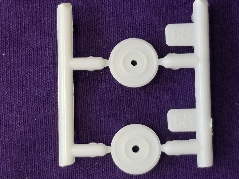 1970 Dodge Charger REAR WHEEL PIN RETAINERS from Revell 1:25 Model Kit DOM’S 70